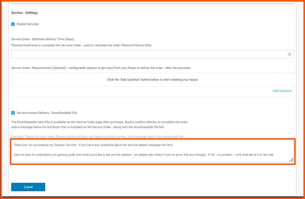 howtosellvideogamecoachingitemlistpageservicessection