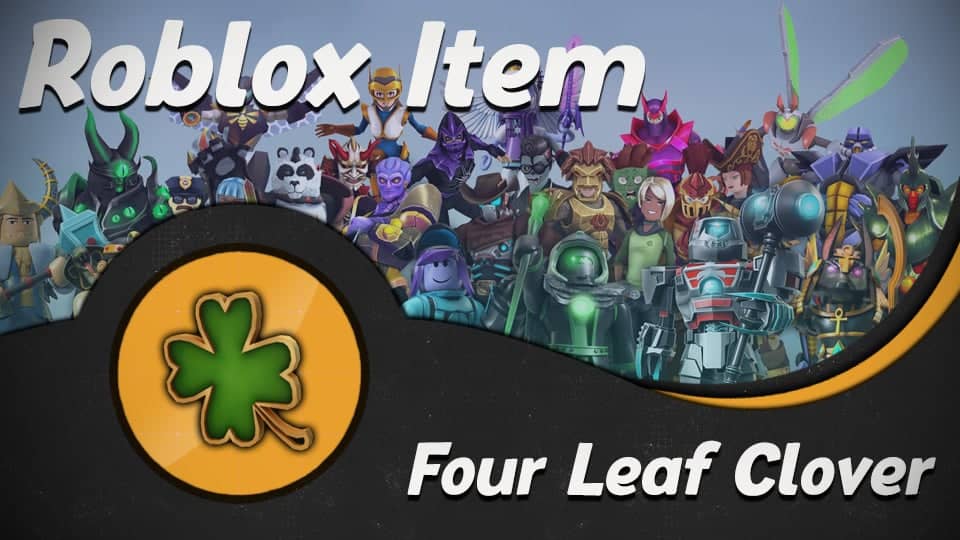 Roblox Virtual Item - Four Leaf Clover (Code Sent Instantly) - In-Game ...