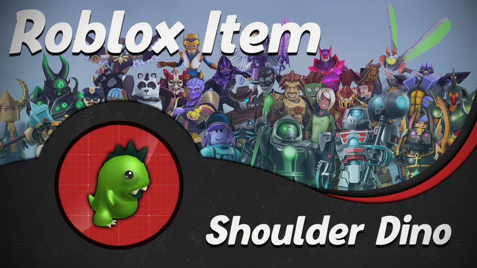 ROBLOX SHOULDER DINO exclusive virtual item CODE - IMMEDIATE delivery