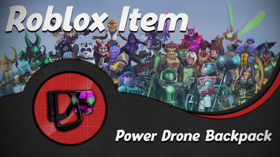 Roblox Virtual Item Power Drone Backpack (Code Sent Instantly) Ing...