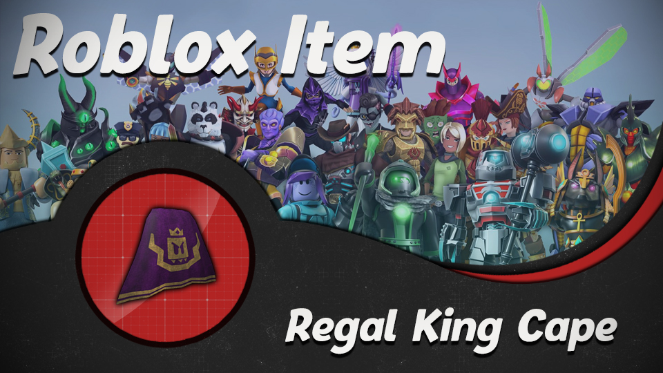 Roblox Virtual Item - Regal King Cape (Code Sent Instantly) - Ingame I...