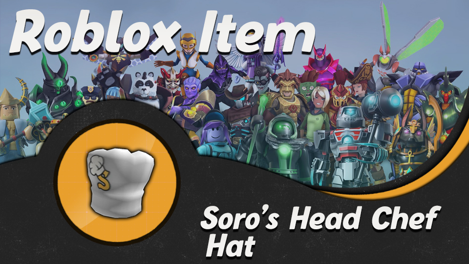 Roblox Virtual Item - Soro's Head Chef Hat (Code Sent Instantly) - Ing...